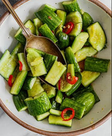 Chinese Cucumber Salad (凉拌黄瓜)