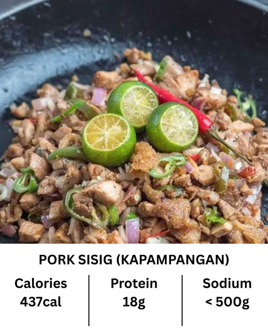 Pork Sisig (Authentic Sauce on the side)