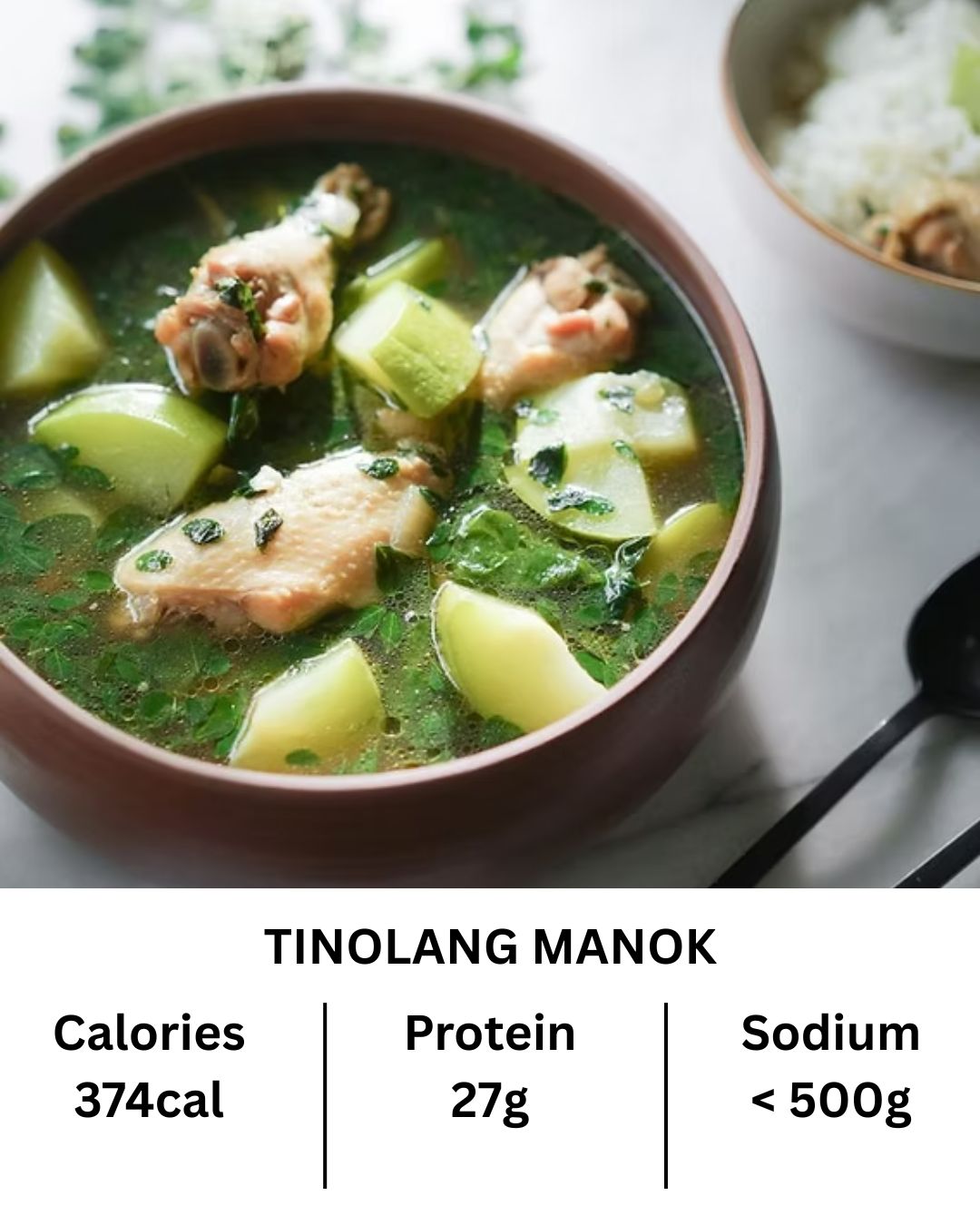 Tinolang Manok (Authentic Sauce on the side)