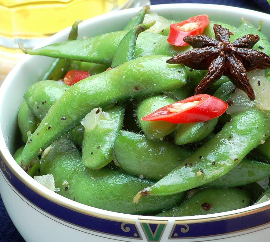 Chilled Edamame (凉拌毛豆)
